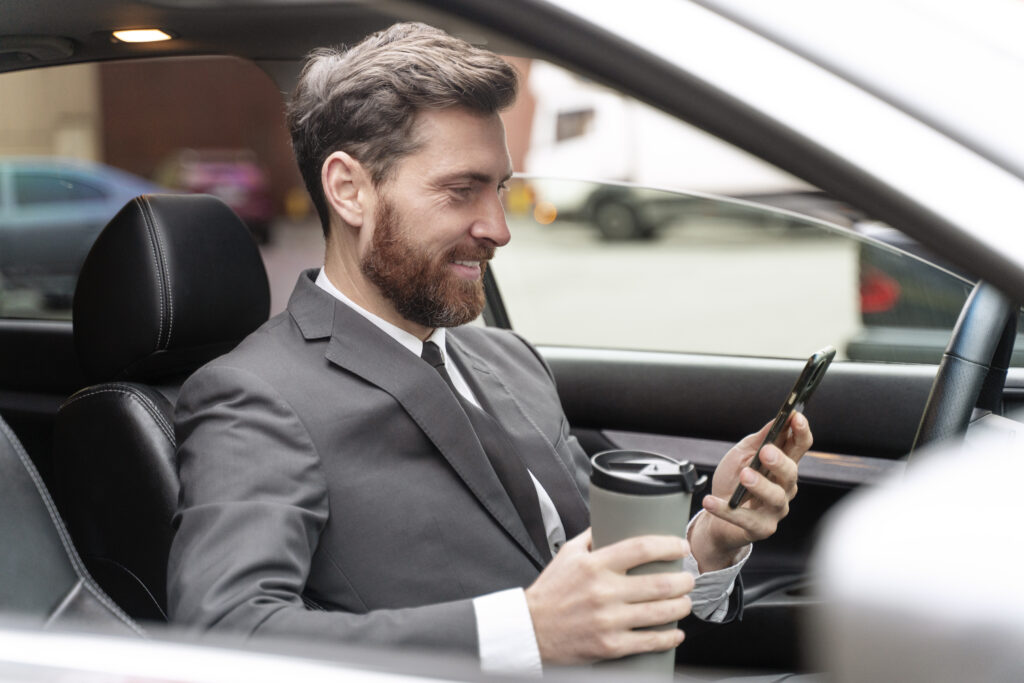 handsome male taxi-driver costume