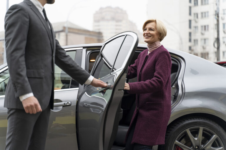 taxi-driver-female-client-interacting-formal-way