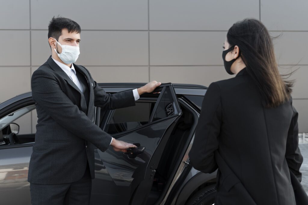 young-male-being-uber-driver-female-client